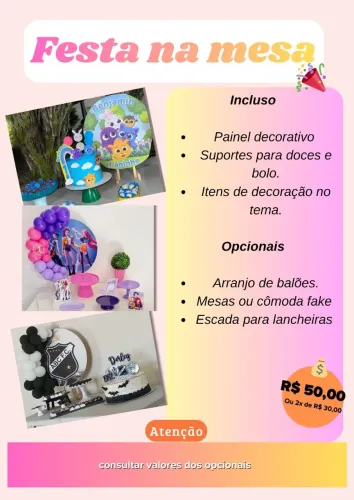 Decoração de festa