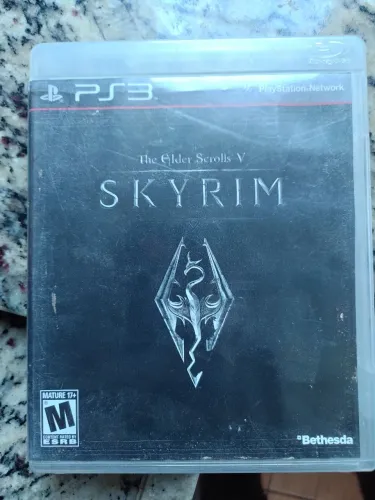 Skyrim PS3, mídia física.