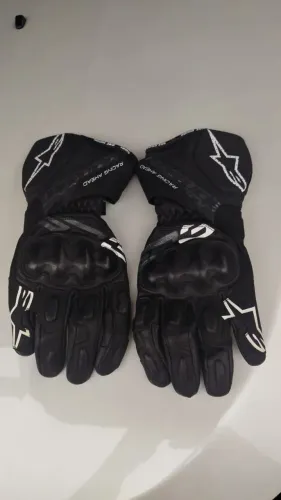 Luva Alpinestars SP-3 L Branca/Cinza - Estado de Nova!