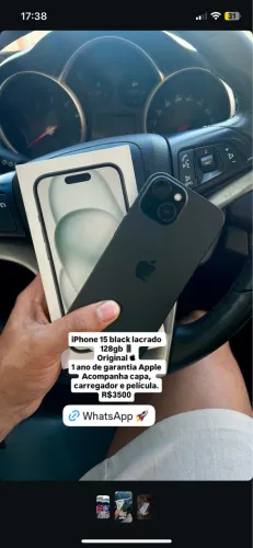 iPhone 15 128gb lacrado