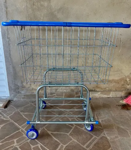 Carrinho De Compra 140l - Aço Zincado