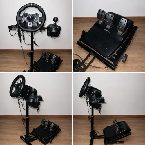 Logitech G920 + Câmbio Logitech + Suporte Extreme Simracing SPRO | Completo com caixas