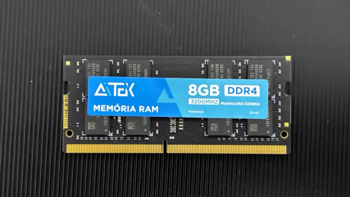 Memoria 8gb ddr4 3200 1.2 - Aitek - Nova - notebook - testada ( oportunidade )
