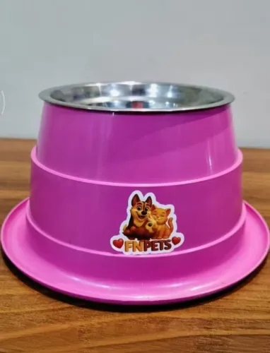 Comedouro elevado FN Pets Inox Antiformigas <br>