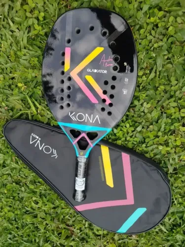 Raquete Beach Tennis Kona Gladiador 2025 Nova com Selo de autenticiadade