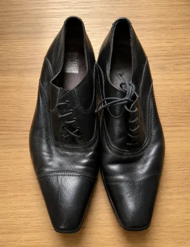 4 Sapatos Sociais Masculinos em Couro - Nº 41 - Ótimo Estado!
