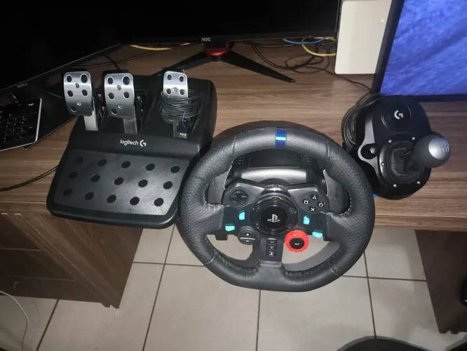 Volante G29 + Cambio H Shifter + Gran Turismo 7 (PS5)