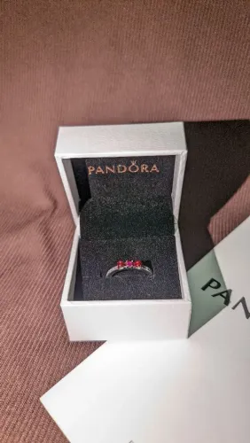 Anel pandora De Prata Disney Laço Da Branca De Neve prata 925