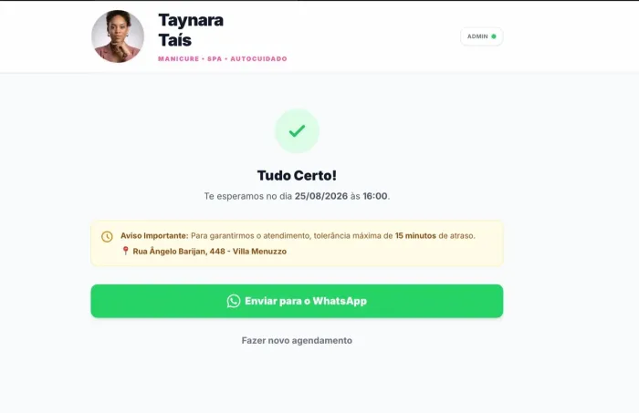 Criação de app de agendamento para salões