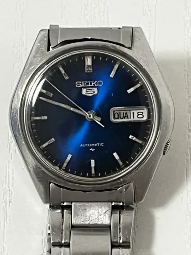 Seiko 5 automático - Azul Sunburst