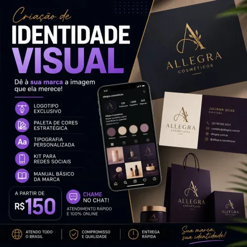 Sua empresa merece o melhor, não deixa com cara de amador.. IDENTIDADE VISUAL 