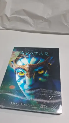 AVATAR BLURAY 3D/ BLURAY/DVD LUVA ORIGINAL