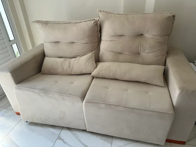 Sofá reclinável