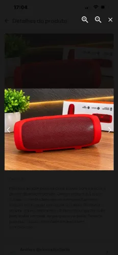 Caixa de som Bluetooth
