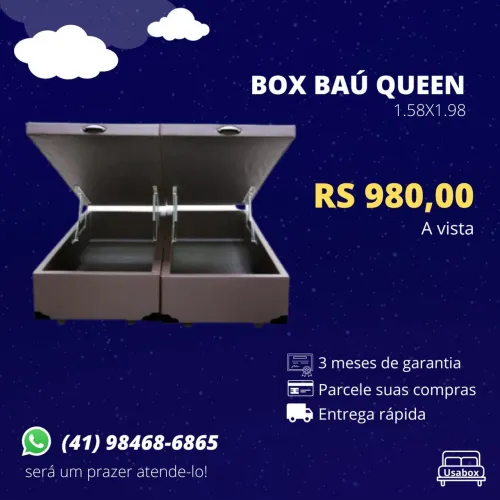 BOX BAU QUEEN - MES DE OFERTAS