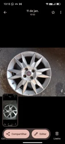 Roda aro 16 Fiat punto