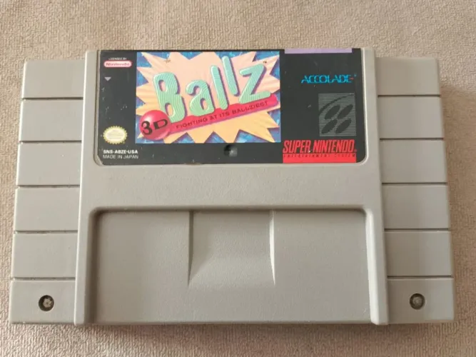 Ballz- SNES - Original!!