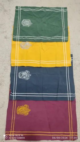 Vendo jogo americano do Harry Potter, preço desapega 60,00. Medindo cada um 60/46.