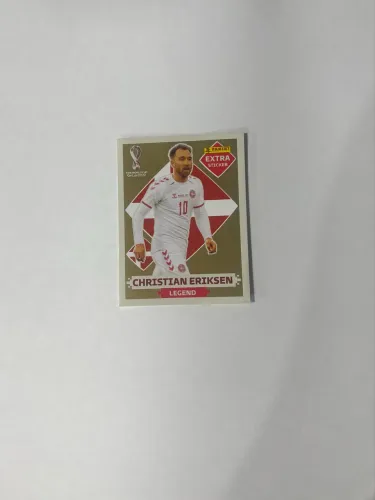 Figurinha Christian Erksen ouro 2022