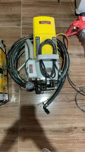 Máquina de pintura Arless lixadeira e misturador de massa