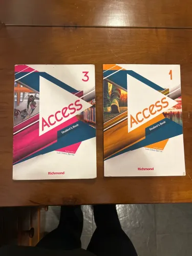 Access livro de inglês 1 e 3