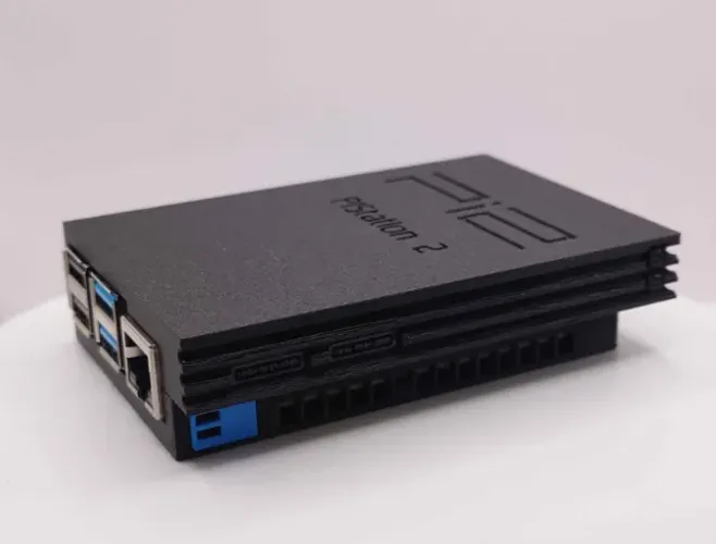 Pistation 2 Case para raspberry Pi4 ou Pi5 Playstation 2