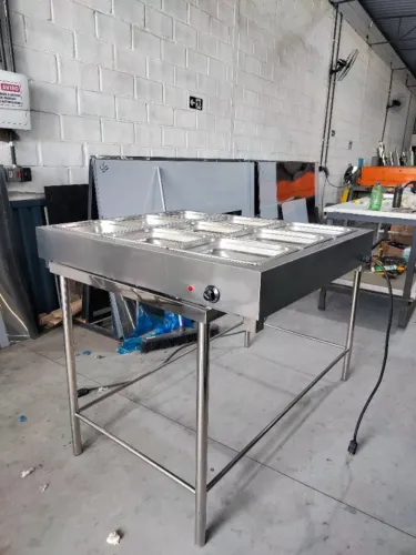 Buffet pista fria inox 10 GNS industrial 