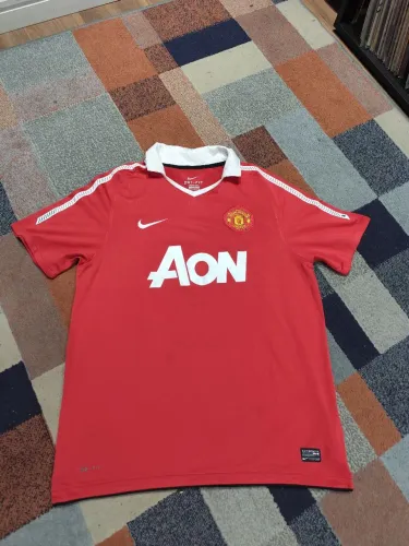 Camisa oficial Manchester United home (2010/2011) - tamanho G