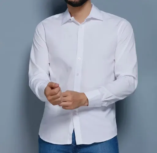Camisa Social Masculina Manga Longa