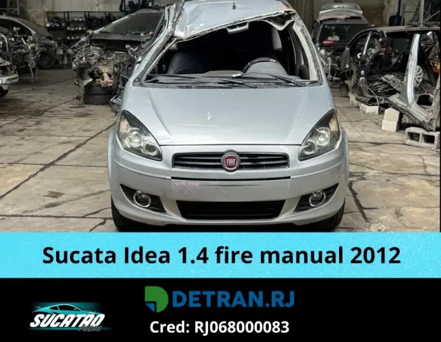 Sucata Fiat Idea 1.4 Fire Manual 2012 - Peças Originais Disponíveis