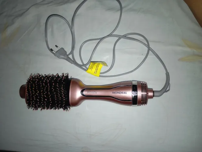 Escova Secadora Mondial Es-02-bi Golden Rose Bivolt 127/220V