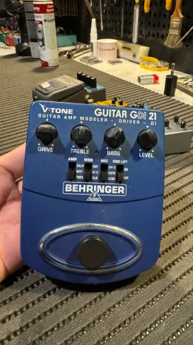 Pré Amp Direct box Drive simulações pedal de guitarra