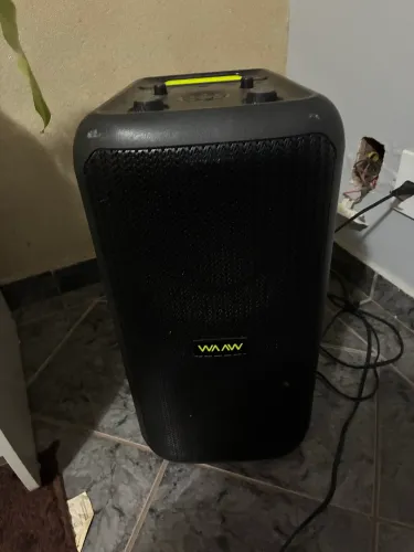 Caixa de Som Bluetooth WAAW By Alok Infinite 200 160W RMS com Show de LEDs