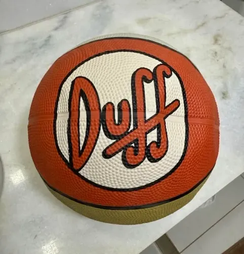Bola de Basquete Duff Beer dos Simpsons - Oficial Universal Studios (Orlando) - NOVA