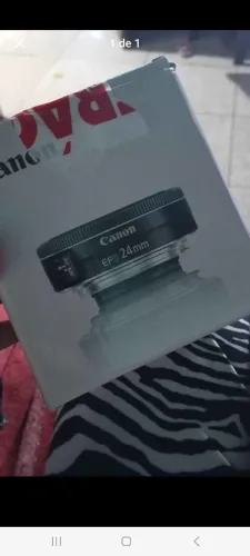 Vendo lente cânon 24 mm