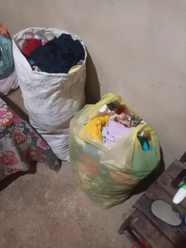 saco de roupas pra bazar