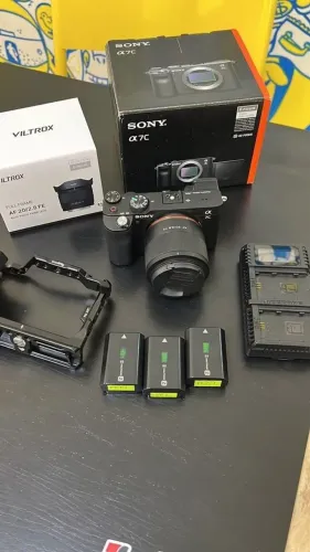 sony a7c + Viltrox 20mm + Acessorios