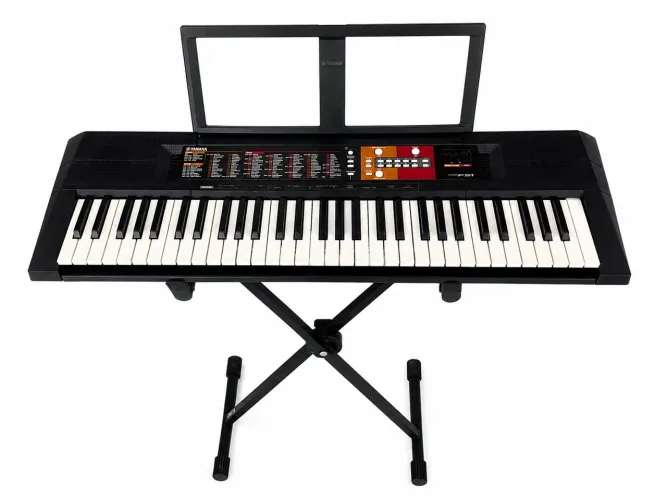 Teclado Yamaha PSR-F51 + Suporte de Chão R$ 750