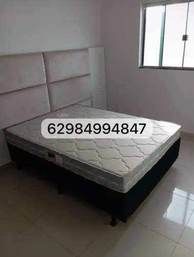 Cama box d33 casal 100% espuma entrega rapida 