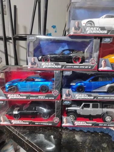 Miniaturas velozes e furiosos 1:24