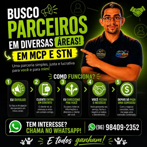 Busco parceiros em MCP e STN