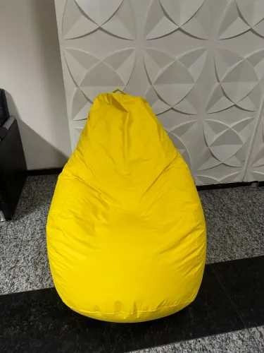 Puffe Pera Amarelo 