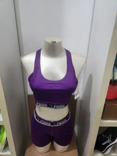 Conjunto short e top Puma original. 