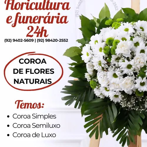 Coroas e ornamentação natural