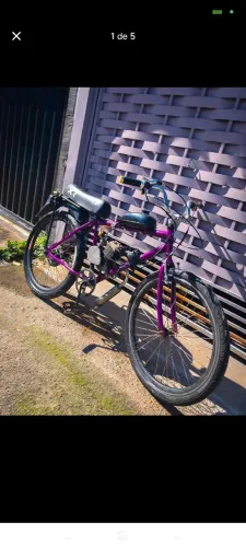 Bicicleta Motorizada reformada (detalhe na roda traseira - preço baixo)