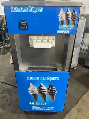 Alugo máquina de sorvete expresso e açai 