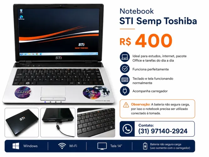 Notebook - STI Semp Toshiba