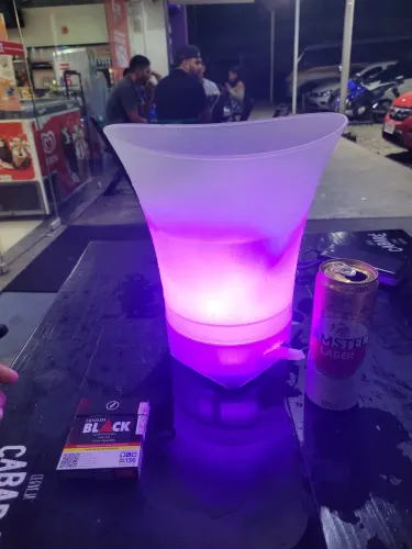 Balde de cerveja com som e led