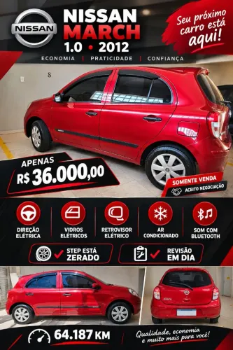 Nissan March S 1.0 16V Flex Fuel 5P 2012
