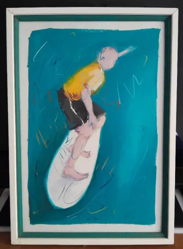 Quadro Decorativo Surf - Estilo Pop Art & Moldura Premium